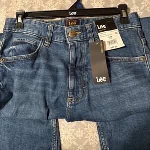 Lee Blue Straight Leg Jeans with Classic Style
